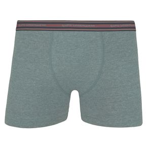 Cueca Lupo Masculino Algodão Boxer Cinza Cinza - P