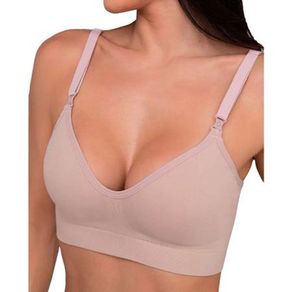 Sutiã Feminino Poliamida Power Loba Natural - Lupo Bege - M/42