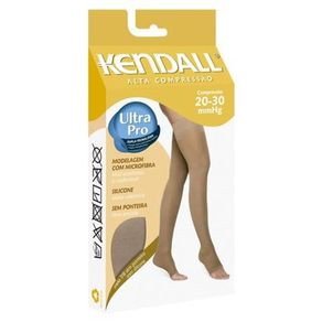 Meia 7/8 Kendall com Silicone Media Compressão Mel Mel - G