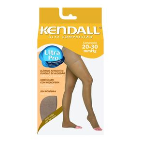 Meia Calça Kendall Sem Ponteira Alta Compressão Mel Mel - P