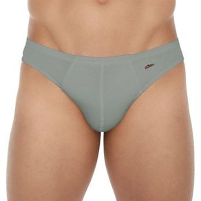 Cueca Slip Light Zorba Algodão Grafite - Un Grafite - P