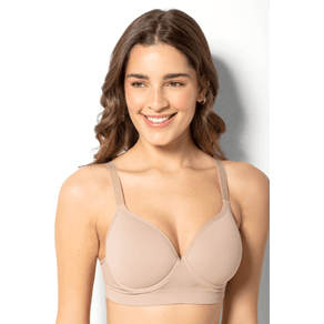 Sutiã Trifil AF Bojo Ampla Cobertura Macadamia Un Macadamia - 42