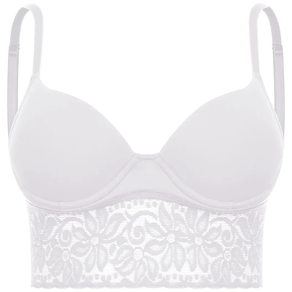 Sutiã Trifil AF Renda com Bojo 5915 Branco Un Branco - 40