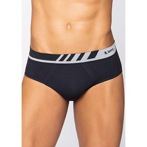Cueca Slip Lupo Microfibra Sem Costura 691 Preto Un Preto - P