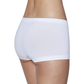 Calcinha Boxer Loba Microfibra 40905 Branco Un Branco - P