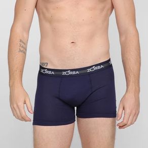 Cueca Boxer Zorba Algodão Marinho - Un Marinho - P