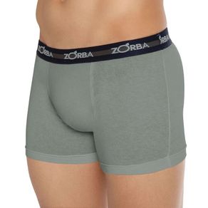 Cueca Boxer Zorba Algodão Grafite - Un Grafite - P