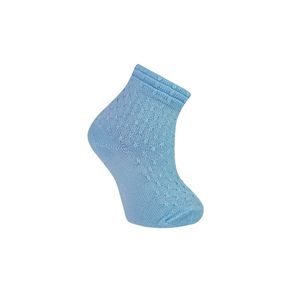Meia Trifil Cano Curto Infantil Bebe Festa T05022 Azul Un Azul - Bebe