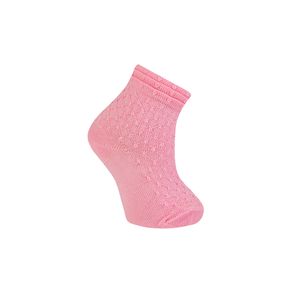 Meia Trifil Cano Curto Infantil Bebe Festa T05022 Rosa Un Rosa - Bebe
