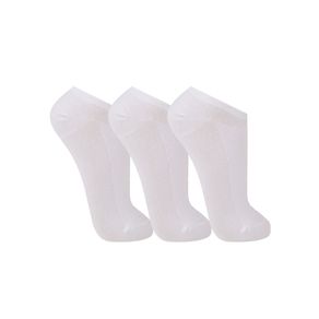 Kit 3 pares Meias Trifil Sapatilha Algodão Cano Invisível Esportiva 7064 Branco Branco - 35/38