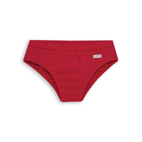 Cueca Slip Infantil Lupo Algodão 141 Vermelho Un Vermelho - P