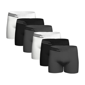Kit 6 Cuecas Boxer Microfibra UP Sortido Sortido - P
