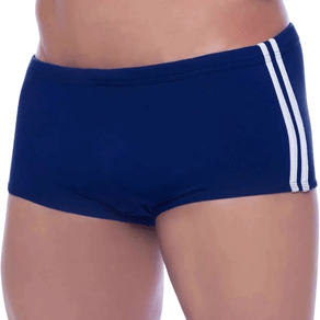 Sunga Praia Masculino 2 Listras Azul Azul - M