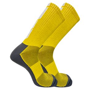 Meia Up Ciclismo Cano Longo Microfibra Masculina Amarelo - 39/44 Amarelo - 39/44