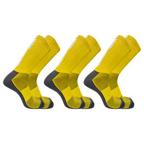 Kit 3 Meias Up Ciclismo Cano Longo Microfibra Masculina Amarelo - 39/44 Amarelo - 39/44