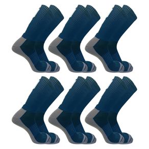 Kit 6 Meias Up Ciclismo Cano Longo Microfibra Masculina Azul Marinho - 39/44 Azul Marinho - 39/44