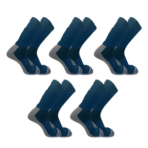 Kit 5 Meias Up Ciclismo Cano Longo Microfibra Azul Marinho - 39/44 Azul Marinho - 39/44