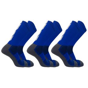 Kit 3 Meias Up Ciclismo Cano Longo Microfibra Masculina Azul Royal - 39/44 Azul Royal - 39/44