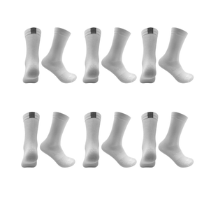 Kit 6 Pares Meias Esportivas Caminhada Corrida Branco 39/44 Branco - 39/44