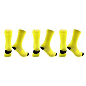 Kit 3 Pares Meias Esportivas Caminhada Corrida Amarelo 39/44 Amarelo - 39/44