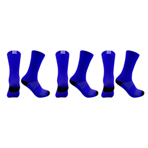 Kit 3 Pares Meias Esportivas Caminhada Corrida Azul Royal 39/44 Azul Royal - 39/44