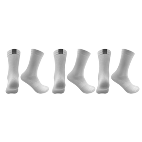 Kit 3 Pares Meias Esportivas Caminhada Corrida Branco 39/44 Branco - 39/44