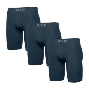 Kit 3 Bermudas Térmica Up Segunda Pele Azul Marinho Azul Marinho - P