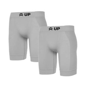 Kit 2 Bermudas Térmica Up Segunda Pele Cinza Cinza - P