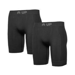 Kit 2 Bermudas Térmica Up Segunda Pele Preto Preto - P
